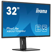 Iiyama XB3270QSU-B1 ProLite Monitor PC 31,5'' IPS QHD 2560x1440 100Hz 3ms AMD FreeSync Hub USB 3.2 Altoparlanti colore Nero