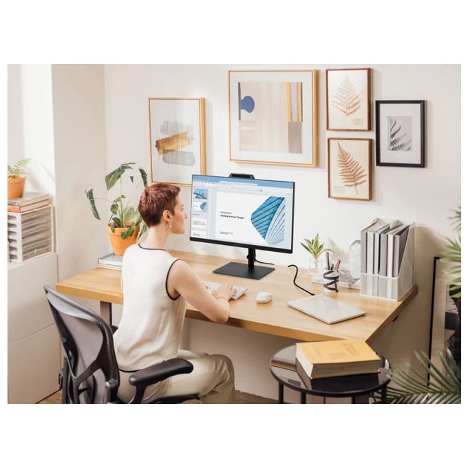 ViewSonic VG2741V-2K Monitor PC 27'' IPS QHD 2560x1440 120Hz Webcam 5MP USB-C Altoparlanti colore Nero