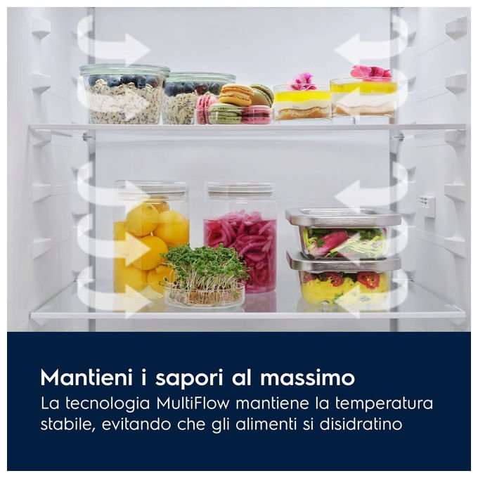 Electrolux LNN3CE18S Frigorifero Combinato da Incasso 253 L 176,5 cm Classe E 38 dB Total No Frost Touch Control colore Bianco
