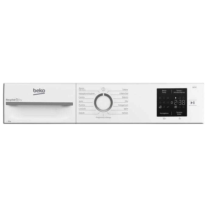 Beko BMT103EW NX Asciugatrice Pompa di Calore 10 Kg Classe D 15 Programmi 64 dB (84.6x59.8x60.7 cm) colore Bianco