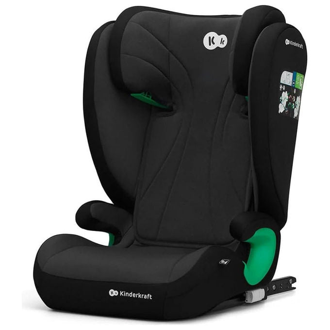 Kinderkraft Junior Fix2 Plus Seggiolino auto i-Size ISOFIX 15-36 Kg 100-150 cm ECE R129