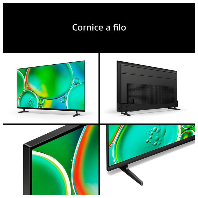 Sony K-55S25M2 BRAVIA 2 II Smart TV 55'' 4K Ultra HD LCD Direct-LED Google TV Dolby Atmos colore Nero