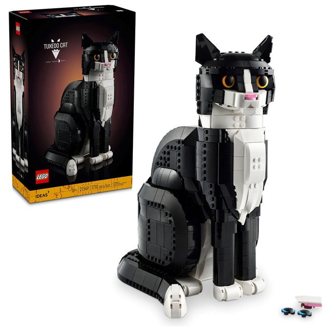 Keeppley K28008 Lovely Street Kit Costruzioni Gatto Tuxedo Casa Fragola 350 pezzi compatibile LEGO 6+