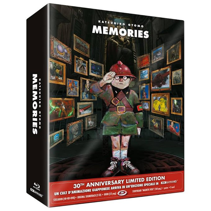 Dynit Memories 30th Anniversary Edition Blu-ray Animazione Giapponese 1080p Audio Italiano Giapponese DTS 1995