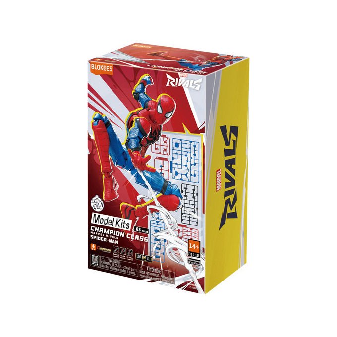 Blokees 111329 Marvel Rivals Champion Class CC06 Model Kit Spider-Man 15 cm colore Multicolore