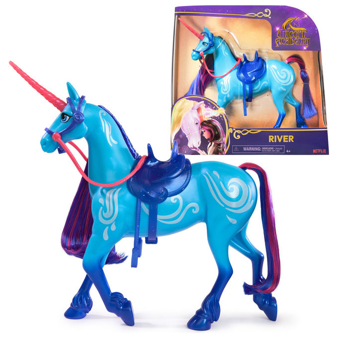 Spin Master 6067376 Unicorn Academy Unicorno River Statuina Giocattolo 28 cm Multicolore