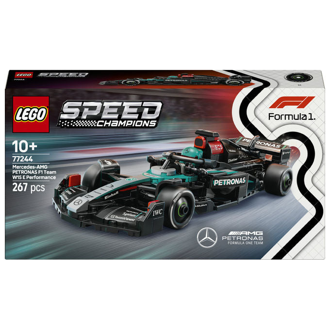 Lego 77244 Speed Champions Set di Costruzioni Auto da Corsa Mercedes-AMG PETRONAS F1 W15 267 Pezzi 1 Minifigure 10+