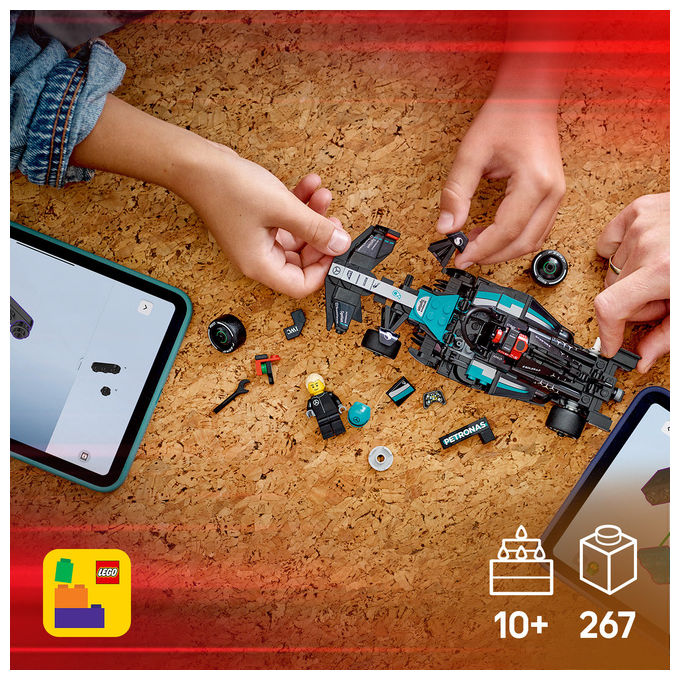 Lego 77244 Speed Champions Set di Costruzioni Auto da Corsa Mercedes-AMG PETRONAS F1 W15 267 Pezzi 1 Minifigure 10+