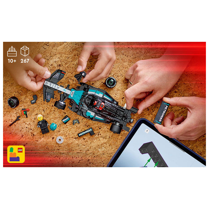 Lego 77244 Speed Champions Set di Costruzioni Auto da Corsa Mercedes-AMG PETRONAS F1 W15 267 Pezzi 1 Minifigure 10+