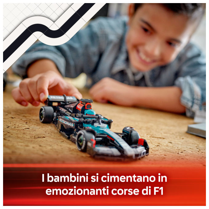 Lego 77244 Speed Champions Set di Costruzioni Auto da Corsa Mercedes-AMG PETRONAS F1 W15 267 Pezzi 1 Minifigure 10+