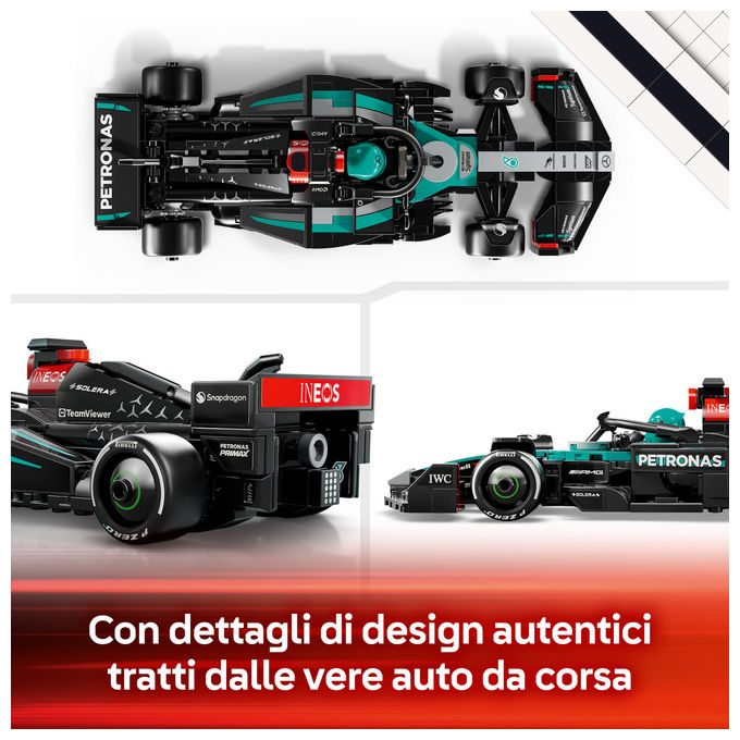 Lego 77244 Speed Champions Set di Costruzioni Auto da Corsa Mercedes-AMG PETRONAS F1 W15 267 Pezzi 1 Minifigure 10+