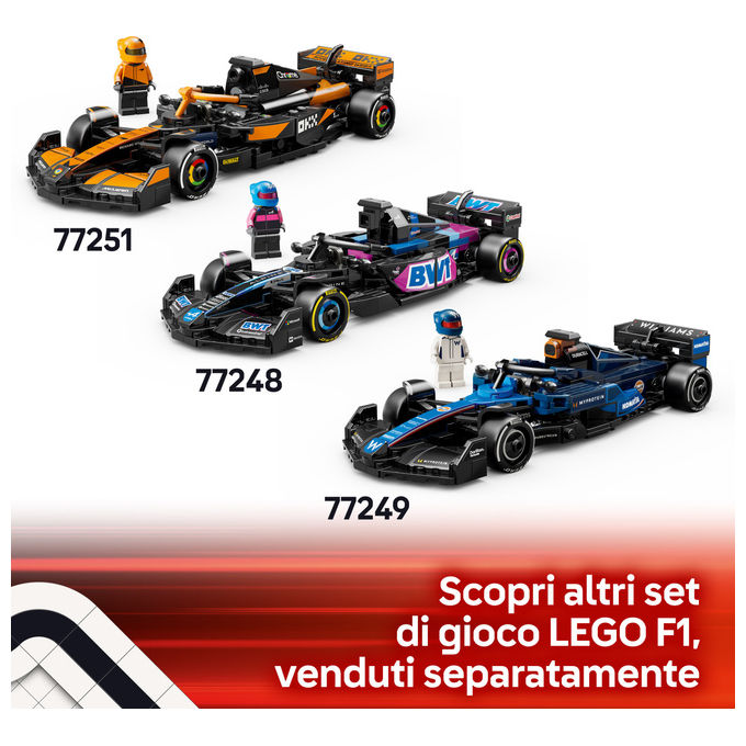 Lego 77244 Speed Champions Set di Costruzioni Auto da Corsa Mercedes-AMG PETRONAS F1 W15 267 Pezzi 1 Minifigure 10+