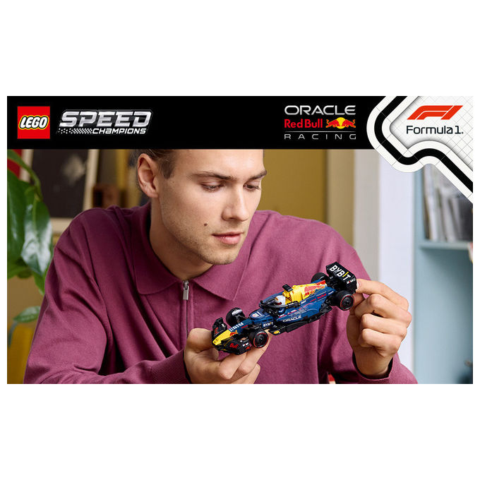 Lego 77243 Speed Champions Auto da Corsa F1 Oracle Red Bull Racing RB20 Set da Costruzione 251 Pezzi con Minifigure Pilota