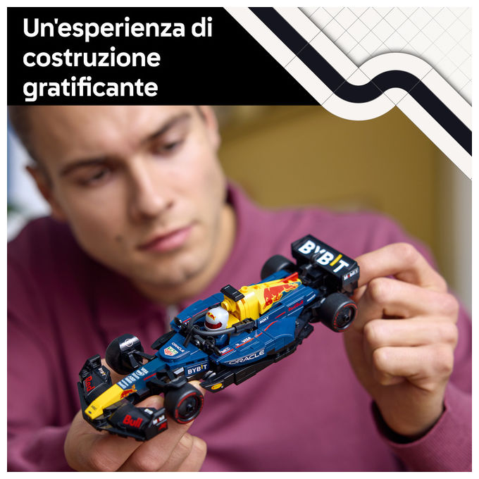 Lego 77243 Speed Champions Auto da Corsa F1 Oracle Red Bull Racing RB20 Set da Costruzione 251 Pezzi con Minifigure Pilota