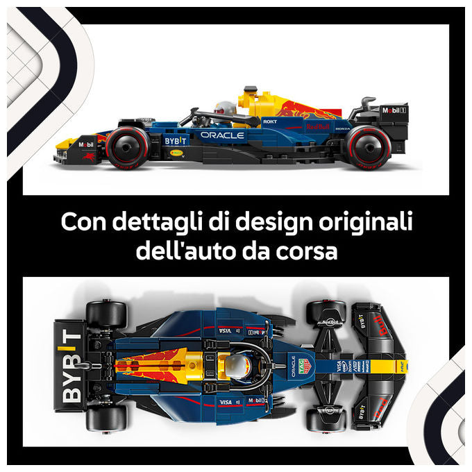 Lego 77243 Speed Champions Auto da Corsa F1 Oracle Red Bull Racing RB20 Set da Costruzione 251 Pezzi con Minifigure Pilota