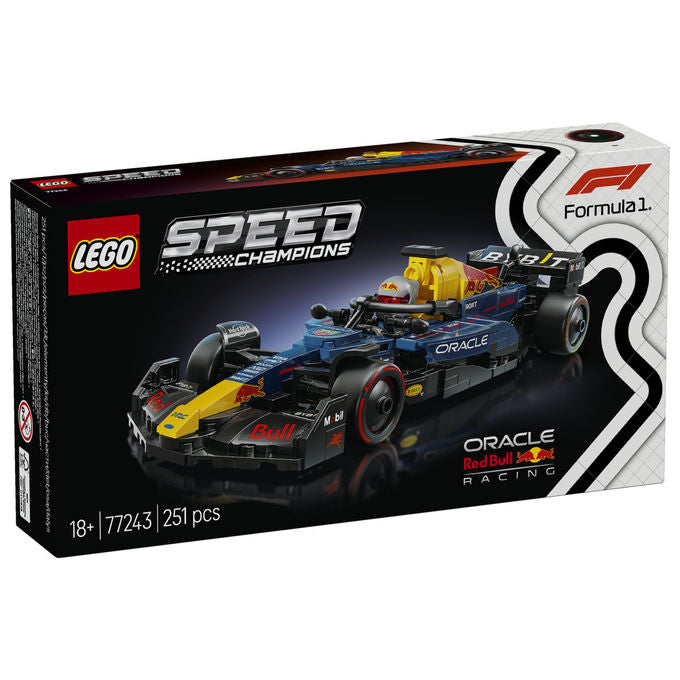 Lego 77243 Speed Champions Auto da Corsa F1 Oracle Red Bull Racing RB20 Set da Costruzione 251 Pezzi con Minifigure Pilota