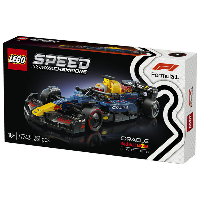 Lego 77243 Speed Champions Auto da Corsa F1 Oracle Red Bull Racing RB20 Set da Costruzione 251 Pezzi con Minifigure Pilota