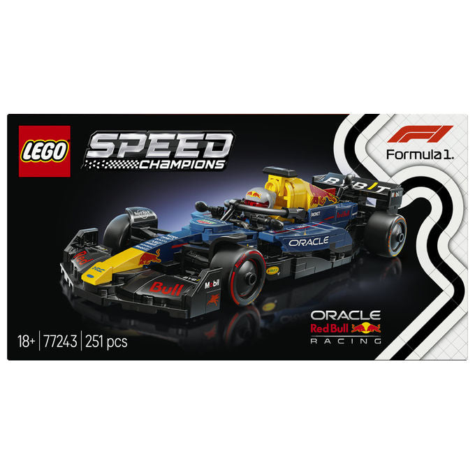 Lego 77243 Speed Champions Auto da Corsa F1 Oracle Red Bull Racing RB20 Set da Costruzione 251 Pezzi con Minifigure Pilota