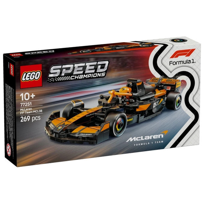 Lego 77251 Speed Champions Auto da Corsa McLaren F1 Team MCL38 Set da Costruire 269 Pezzi 10+