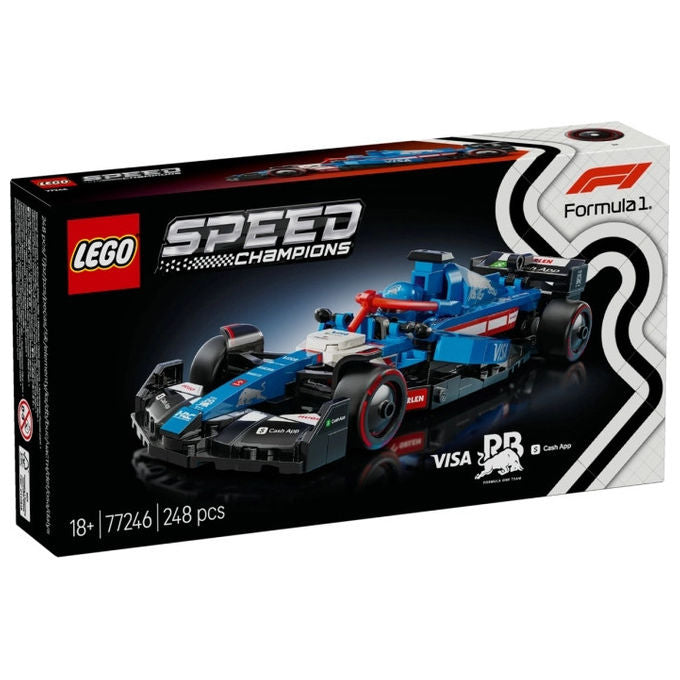 Lego 77246 Speed Champions Auto da Corsa F1 Visa Cash App RB VCARB 01 248 pezzi con Minifigure Pilota