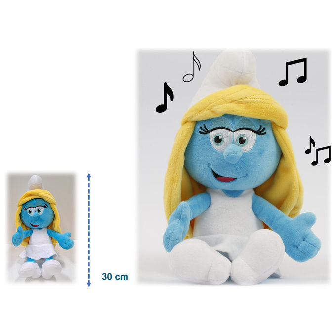 Giochi Preziosi PUF30 I Puffi Peluche Musicale Puffetta 30 cm colore Multicolore