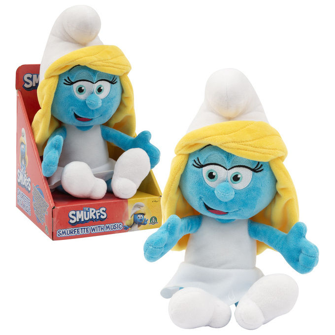 Giochi Preziosi PUF30 I Puffi Peluche Musicale Puffetta 30 cm colore Multicolore