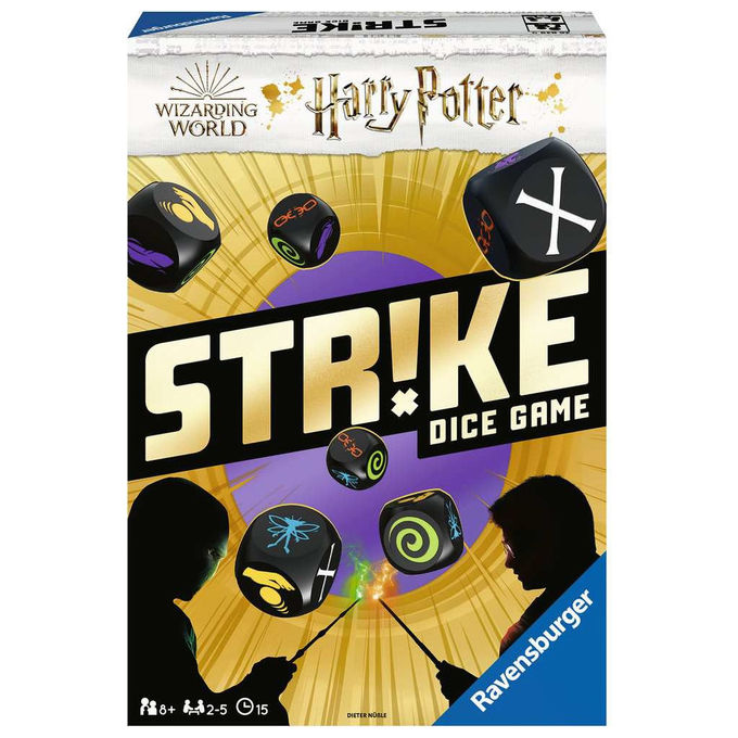 Ravensburger 26839 Harry Potter Strike Gioco di Dadi per Famiglia 2-5 Giocatori 8+ Anni 15 min
