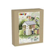 Smoby 7600810739 Life Casetta Natura per Bambini con Cucina Esterna 17 Accessori Plastica Riciclata 57% Anti UV 2+ anni colore Multicolore