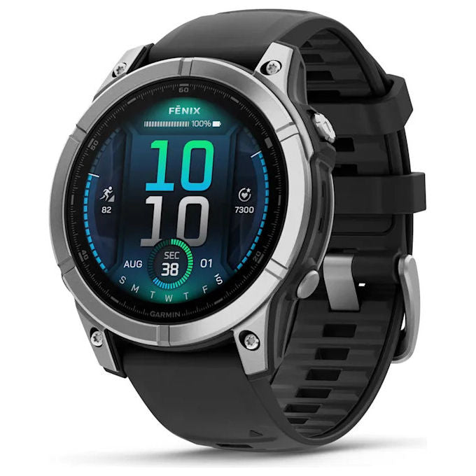 Garmin 010-03025-00 Fenix E Smartwatch Sportivo AMOLED 1.3'' 47mm GPS 16 GB 16 giorni autonomia colore Nero