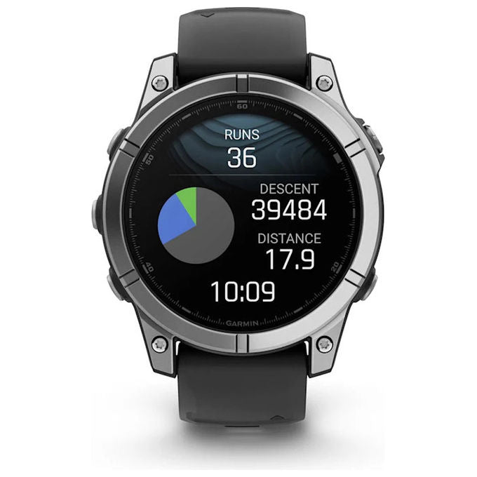 Garmin 010-03025-00 Fenix E Smartwatch Sportivo AMOLED 1.3'' 47mm GPS 16 GB 16 giorni autonomia colore Nero