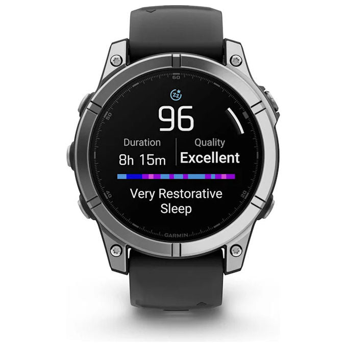 Garmin 010-03025-00 Fenix E Smartwatch Sportivo AMOLED 1.3'' 47mm GPS 16 GB 16 giorni autonomia colore Nero