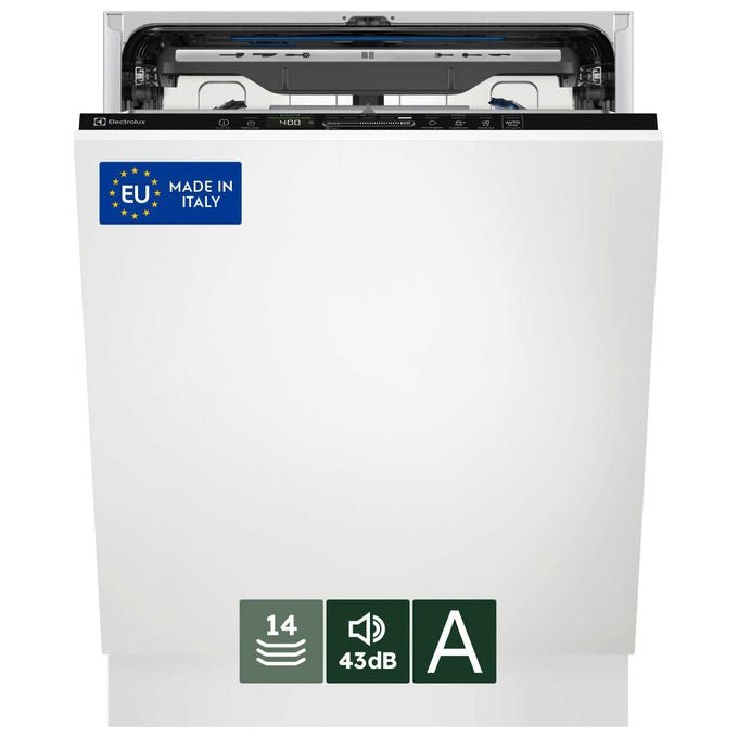 Electrolux EES68600L Serie 700 Lavastoviglie Incasso 14 coperti Classe A 43 dB AirDry SatelliteClean Inverter (82x60x56 cm) colore Nero