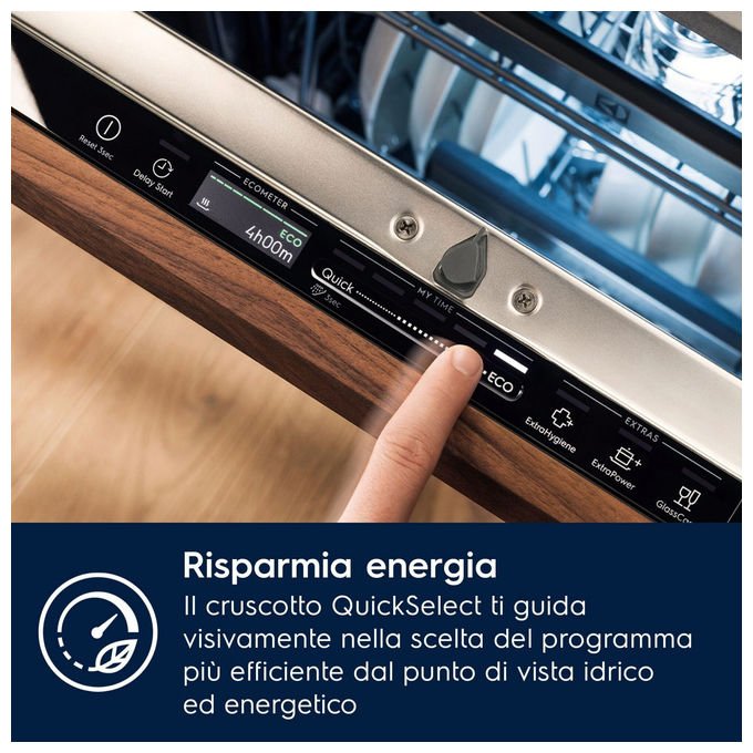 Electrolux EES68600L Serie 700 Lavastoviglie Incasso 14 coperti Classe A 43 dB AirDry SatelliteClean Inverter (82x60x56 cm) colore Nero
