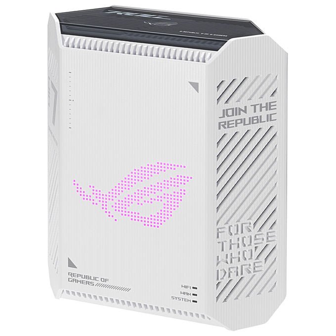 Asus GS-BE7200 ROG Strix Router Wi-Fi 7 Dual-band 2.4 GHz 5 GHz 7200 Mbit-s 4 porte LAN 2.5G WPA3 VPN colore Bianco Nero