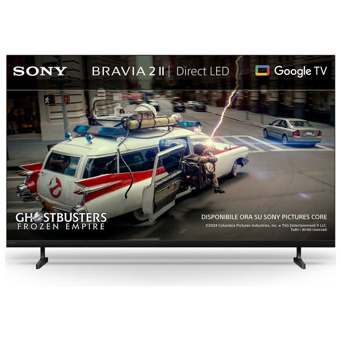 Sony K-75S25M2 BRAVIA 2 II TV 75'' 4K Ultra HD LCD Direct LED Google TV Dolby Atmos colore Nero