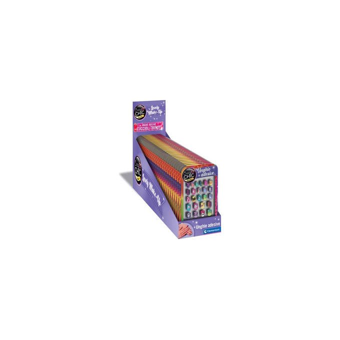 Crazy Chic CLM18323 Unghie Adesive 3 Stili Assortiti 44 pezzi