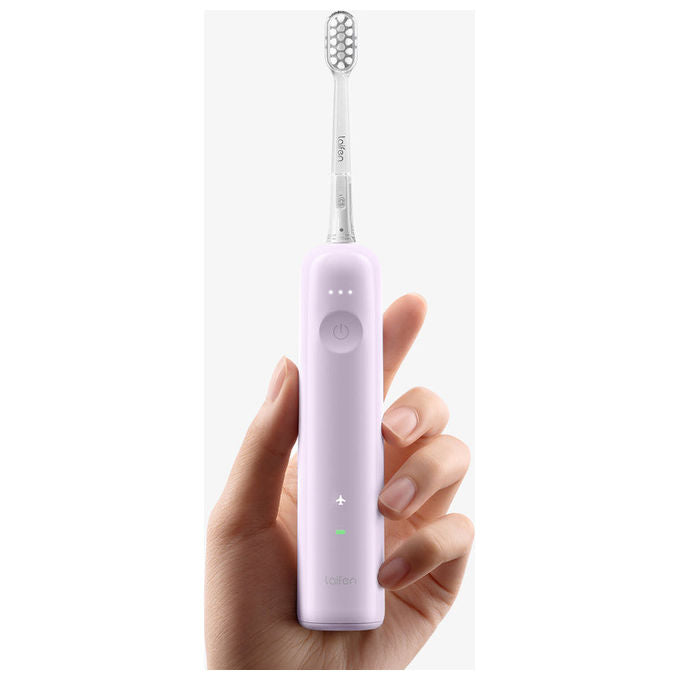 Laifen Wave Spazzolino elettrico Oscillante Rotante 3 modalita' Timer 3 testine colore Bianco