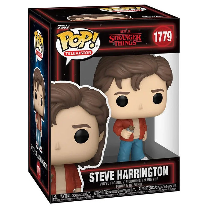 Funko 75749 POP Television Stranger Things Stagione 5 Figura in Vinile Steve Harrington N. 1779 9,5 cm