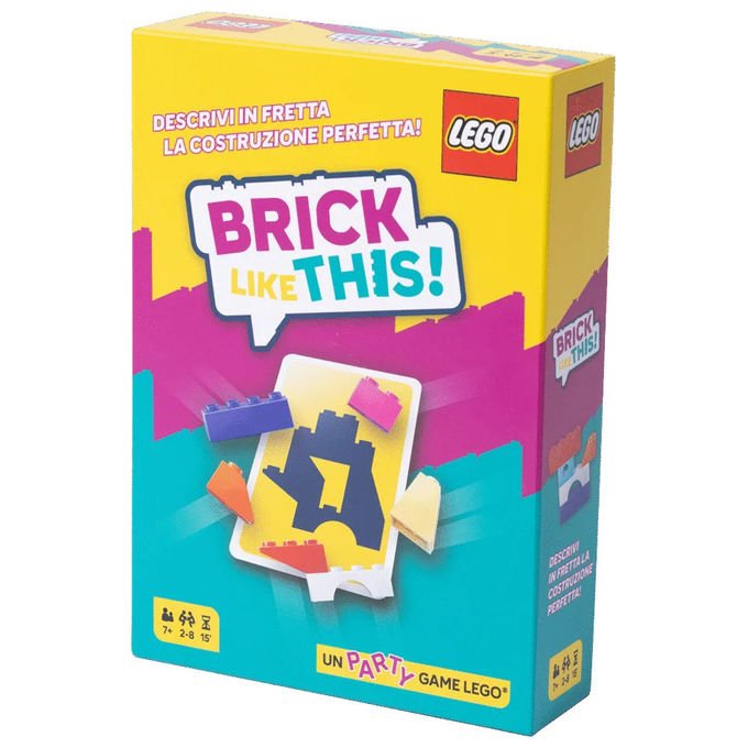 Asmodee 727 Brick Like This! Gioco da Tavolo Party Game 2-8 Giocatori 15 min Eta' 7+