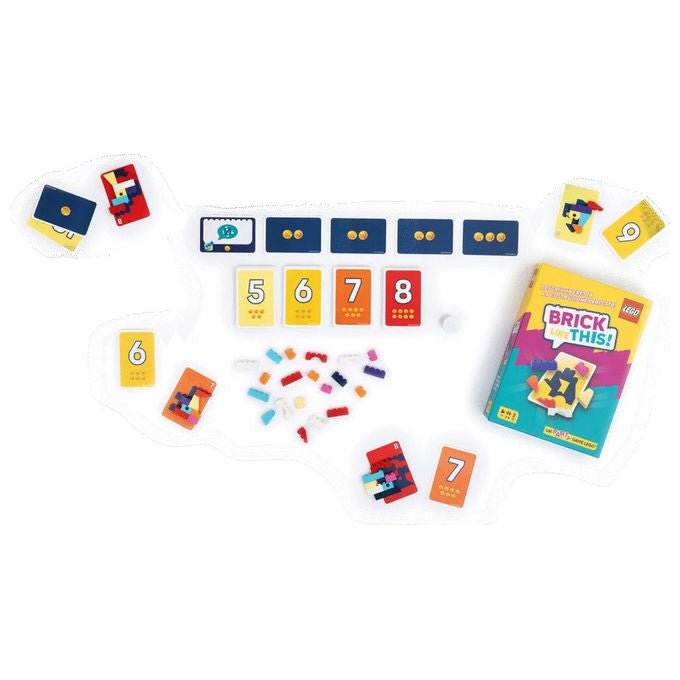 Asmodee 727 Brick Like This! Gioco da Tavolo Party Game 2-8 Giocatori 15 min Eta' 7+