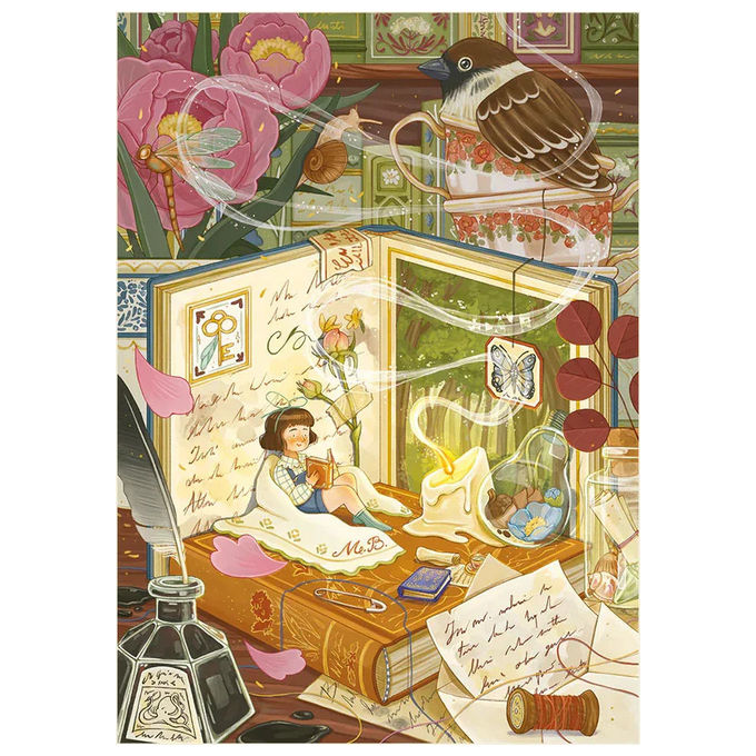 StoPuzzle Sogni di Carta Puzzle 1000 Pezzi Art by Martina Brancato 50x70 cm