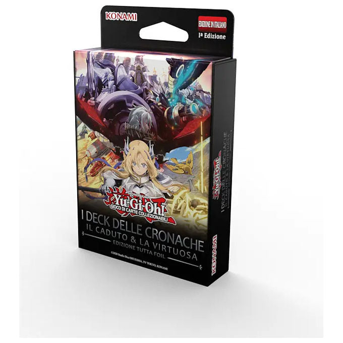 Yu-Gi-Oh! 317755 Deck delle Cronache Il Caduto e La Virtuosa Mazzo Precostruito Tutta Foil 51 Carte Italiano 1a Edizione