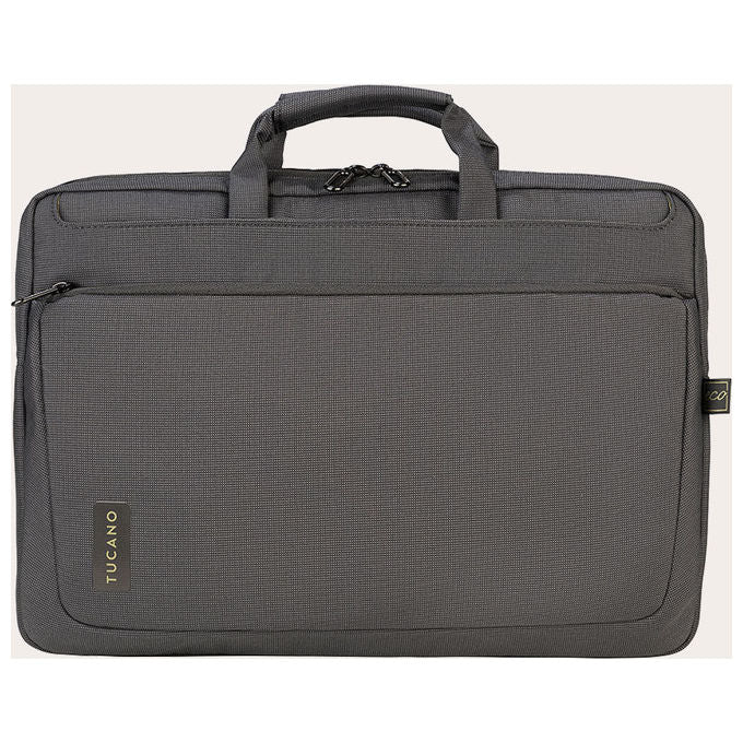 Tucano WO4BK-MB16 Work Out 4 Zaino Slim per MacBook Pro 16'' e Laptop 15.6'' Poliestere Riciclato colore Nero
