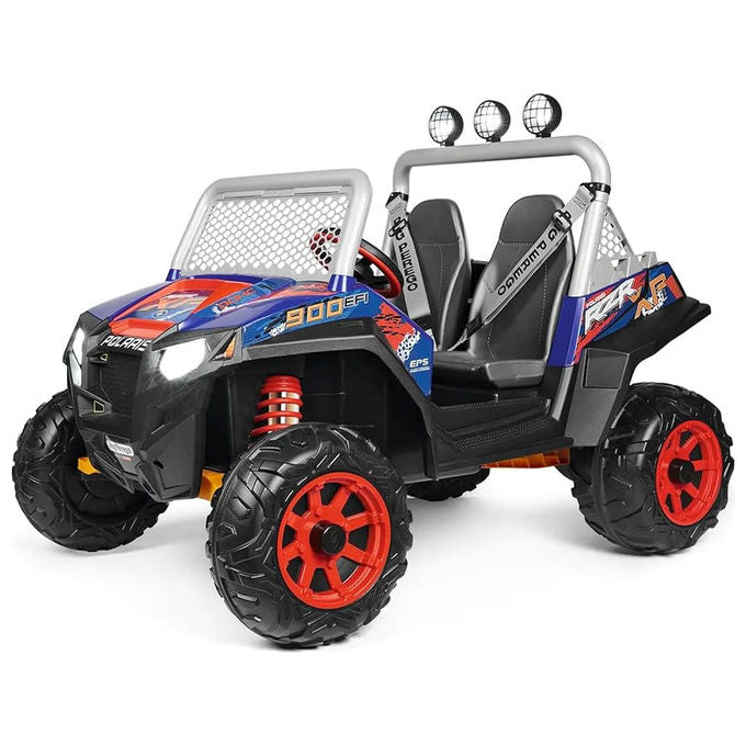 Peg Perego IGOD0554 Polaris RZR 900 XP Fuoristrada Elettrico Cavalcabile 2 Posti Bambini 24V 480W Luci LED Radio FM