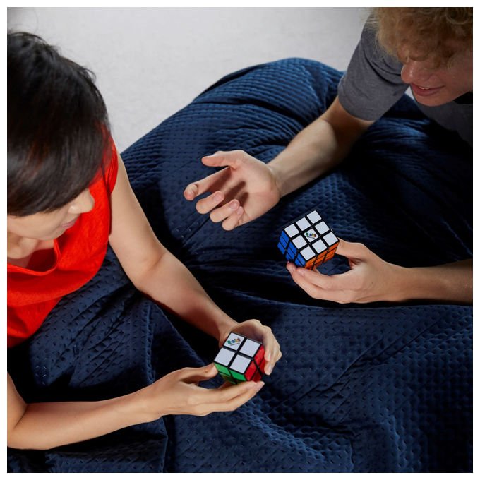 Spin Master 6064009 Cubo di Rubik Duo Pack Rompicapo 3x3 e Mini 2x2 per Adulti e Bambini 8+ anni colore Multicolore