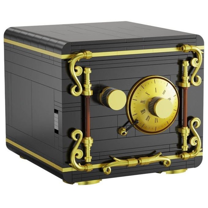 CaDA C71006W The Secret of Safe Set Costruzioni Cassaforte con Serratura a Combinazione 442 Pezzi