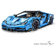 CaDA Bricks C61041W Master Series Set Costruzione Supercar 770-4 Scala 1:8 3842 Pezzi colore Blu