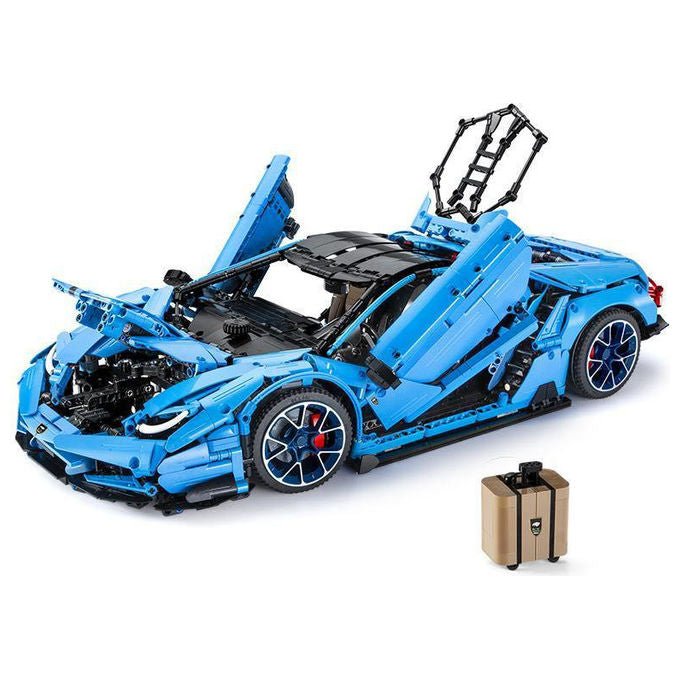 CaDA Bricks C61041W Master Series Set Costruzione Supercar 770-4 Scala 1:8 3842 Pezzi colore Blu