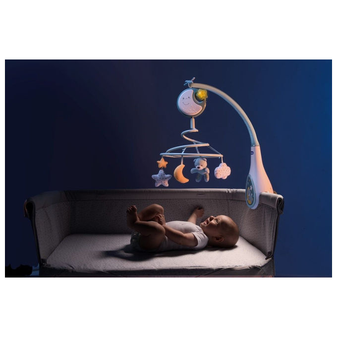 Chicco 07627-00 Next2Dreams Giostrina 2in1 Culla e Lettino con Musica e Luce Notturna colore Multicolore