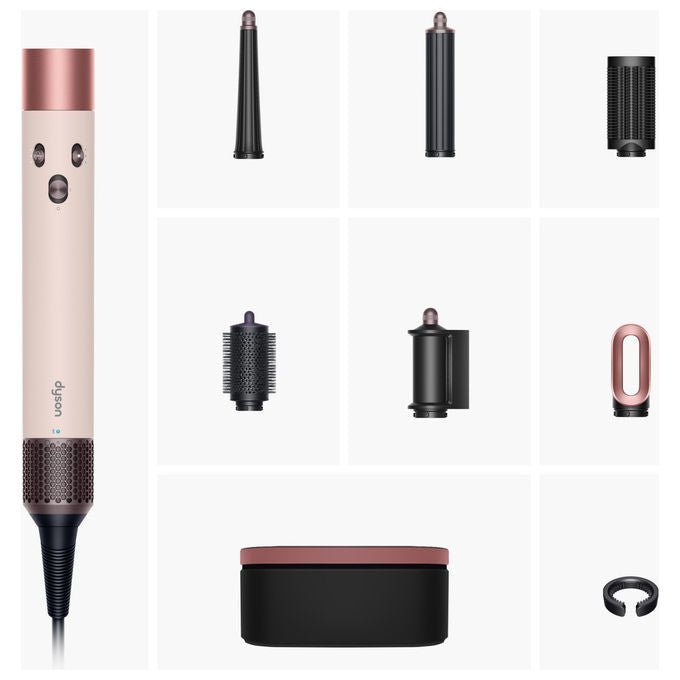 Dyson 601848-01 Airwrap i.d. Multistyler 1300 W Funzione Ionica 3 Velocita' 6 Accessori colore Rosa Ceramico Oro Rosa
